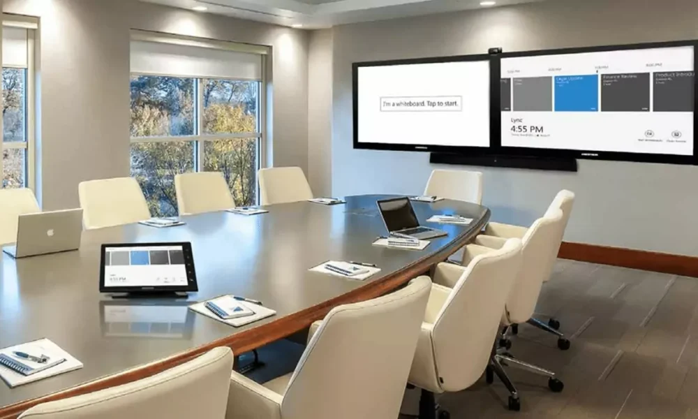 Professional-Audio-System-in-a-conference-room