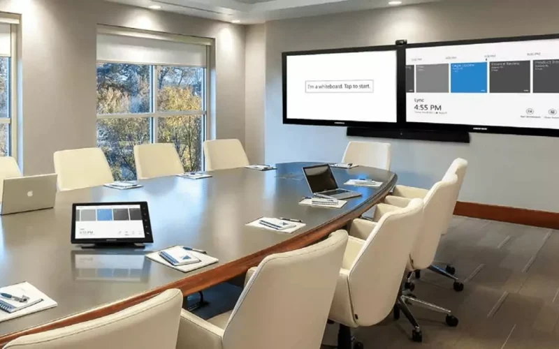 Professional-Audio-System-in-a-conference-room